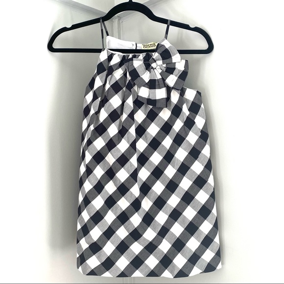 SOPHOE CATALOU Plaid Bow Tunic Tank NWT SZ 12 - Picture 1 of 5